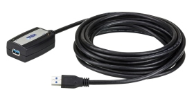 ATEN USB3.0 A公A母5米 延長線 ‧相容於USB 3.0, 2.0 及1.1 
‧內建USB3.0 Hub IC，支援各式USB1.1/2.0/3.0裝置的熱插拔
‧支援高達5 Gbps的傳輸速率