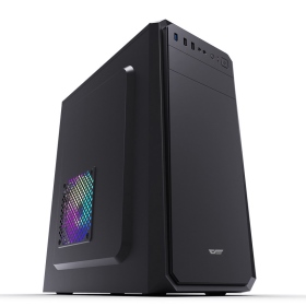 darkFlash Aries ATX 牡羊座 電腦機箱-黑 含8公分風扇1個 最超值的電競機箱機殼