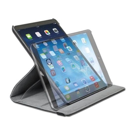 iPad mini4 時尚精品-旋轉立式保護套(麗緻紋-黑)